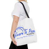 Learn To Pose Academy Tote Bag